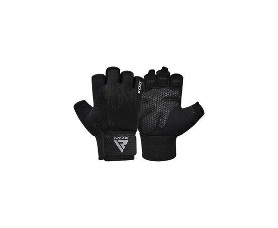 Перчатки для фитнеса RDX W1 Half Black Plus S (WGA-W1HB-S+), изображение 2 Перчатки для фитнеса RDX W1 Half Black Plus S (WGA-W1HB-S+), изображение 2