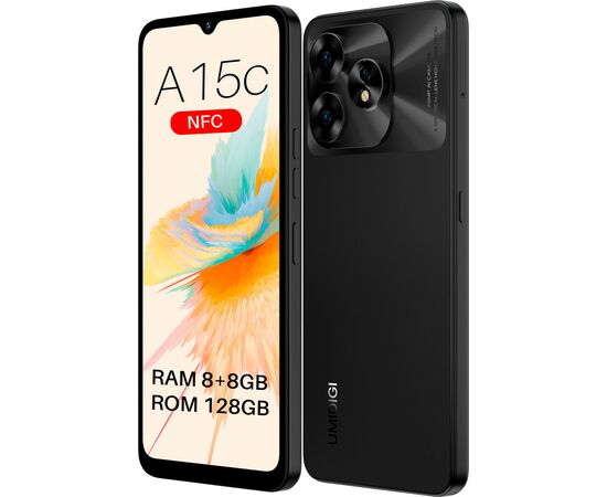 Мобильный телефон Umidigi A15C (MP34) 8/128Gb Black (6973553523132), изображение 12 Мобильный телефон Umidigi A15C (MP34) 8/128Gb Black (6973553523132), изображение 12