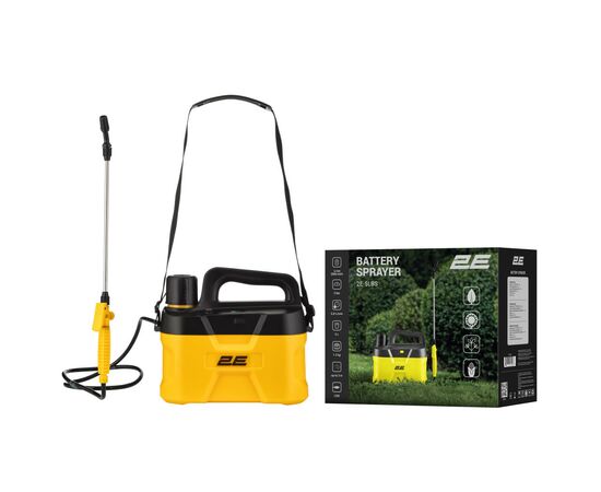 Опрыскиватель 2E AquaSpray 5LR 5л, 3.7В, 1х2500мAh, Li-ion 2бар, 0.8л/мин, 1.3кг (2E-5LBS), изображение 11 Опрыскиватель 2E AquaSpray 5LR 5л, 3.7В, 1х2500мAh, Li-ion 2бар, 0.8л/мин, 1.3кг (2E-5LBS), изображение 11