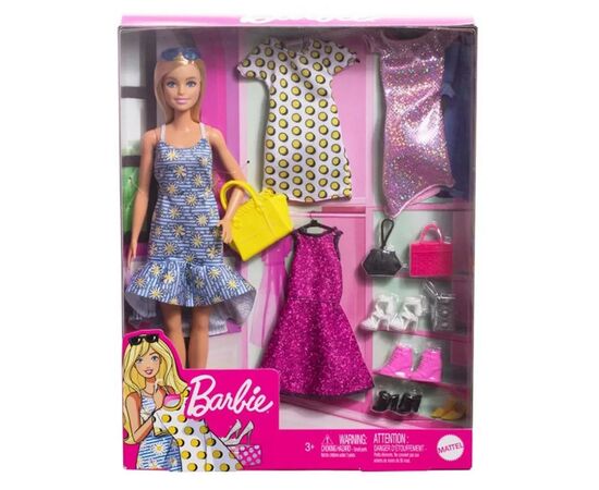 Лялька Barbie з нарядами (JCR80), зображення 3 Лялька Barbie з нарядами (JCR80), зображення 3