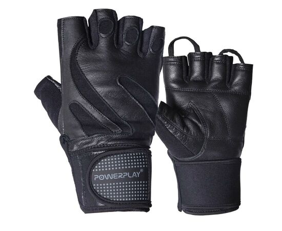 Рукавички для фітнесу PowerPlay 1064 Чорні XL (PP_1064_XL_Black)