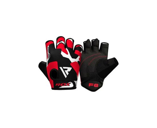 Рукавички для фітнесу RDX F6 Sumblimation Red M (WGS-F6R-M)