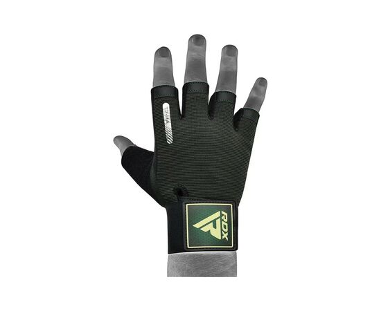 Перчатки для фитнеса RDX T2 Half Army Green XL (WGA-T2HA-XL), изображение 6 Перчатки для фитнеса RDX T2 Half Army Green XL (WGA-T2HA-XL), изображение 6