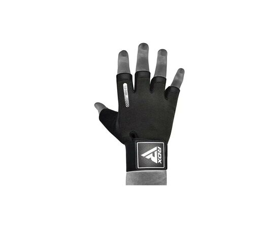 Перчатки для фитнеса RDX T2 Half Black S (WGA-T2HB-S), изображение 7 Перчатки для фитнеса RDX T2 Half Black S (WGA-T2HB-S), изображение 7