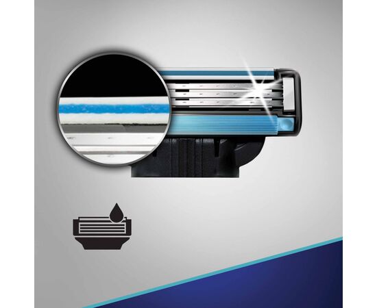 Бритва Gillette Mach3 с 2 сменными картриджами (7702018020706/7702018020676), изображение 5 Бритва Gillette Mach3 с 2 сменными картриджами (7702018020706/7702018020676), изображение 5
