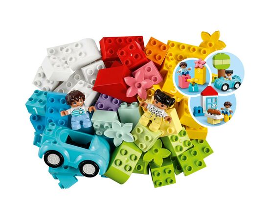 Конструктор LEGO DUPLO Classic Коробка з кубиками 65 деталей (10913), зображення 4 Конструктор LEGO DUPLO Classic Коробка з кубиками 65 деталей (10913), зображення 4