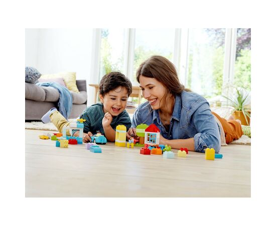 Конструктор LEGO DUPLO Classic Коробка з кубиками 65 деталей (10913), зображення 6 Конструктор LEGO DUPLO Classic Коробка з кубиками 65 деталей (10913), зображення 6