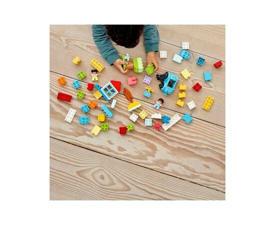Конструктор LEGO DUPLO Classic Коробка з кубиками 65 деталей (10913), зображення 9 Конструктор LEGO DUPLO Classic Коробка з кубиками 65 деталей (10913), зображення 9