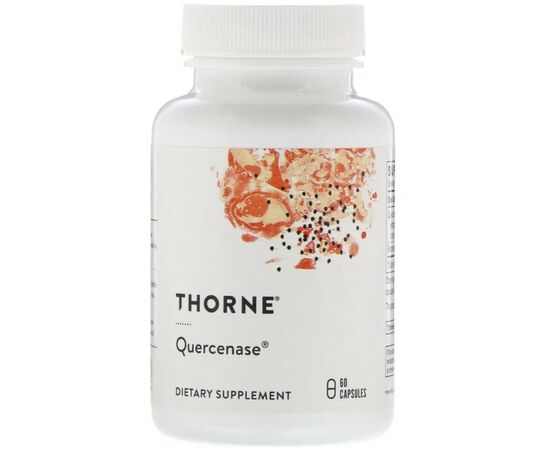 Антиоксидант Thorne Research Кверцетин із Бромелайном, Quercenase, 60 капсул (THR-33202)