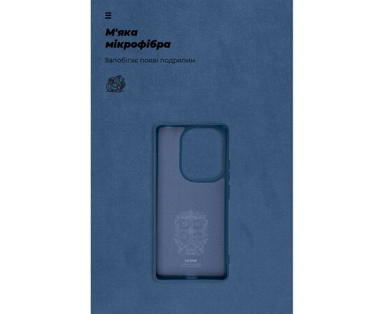 Чехол для мобильного телефона Armorstandart ICON Xiaomi Redmi Note 13 Pro 4G Dark Blue (ARM73137), изображение 4 Чехол для мобильного телефона Armorstandart ICON Xiaomi Redmi Note 13 Pro 4G Dark Blue (ARM73137), изображение 4