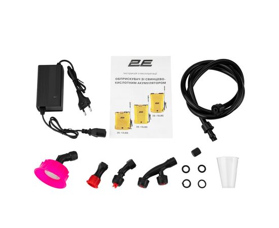 Опрыскиватель 2E AquaSpray 12LR 12л, 12В, 1х8Ah, 4.5бар, 2.9л/мин, 4.5кг, вольтметр (2E-12LBS), изображение 11 Опрыскиватель 2E AquaSpray 12LR 12л, 12В, 1х8Ah, 4.5бар, 2.9л/мин, 4.5кг, вольтметр (2E-12LBS), изображение 11