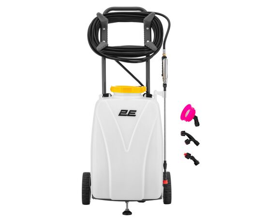 Опрыскиватель 2E AquaSpray 40LR 40л, 12В, 1х12Ah, 7бар, 2.9л/мин, шланг 15м, на колесах (2E-40LWBS15), изображение 10 Опрыскиватель 2E AquaSpray 40LR 40л, 12В, 1х12Ah, 7бар, 2.9л/мин, шланг 15м, на колесах (2E-40LWBS15), изображение 10