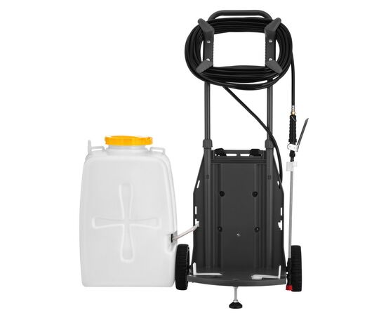 Опрыскиватель 2E AquaSpray 40LR 40л, 12В, 1х12Ah, 7бар, 2.9л/мин, шланг 15м, на колесах (2E-40LWBS15), изображение 5 Опрыскиватель 2E AquaSpray 40LR 40л, 12В, 1х12Ah, 7бар, 2.9л/мин, шланг 15м, на колесах (2E-40LWBS15), изображение 5