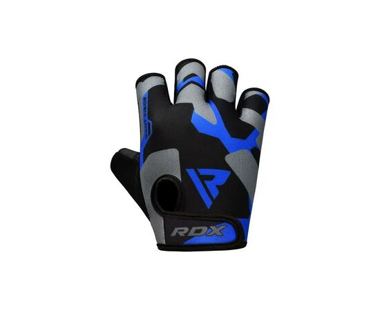 Перчатки для фитнеса RDX F6 Sumblimation Blue XL (WGS-F6U-XL), изображение 3 Перчатки для фитнеса RDX F6 Sumblimation Blue XL (WGS-F6U-XL), изображение 3