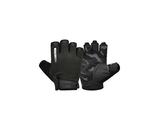 Перчатки для фитнеса RDX T2 Half Black XL (WGA-T2HB-XL)