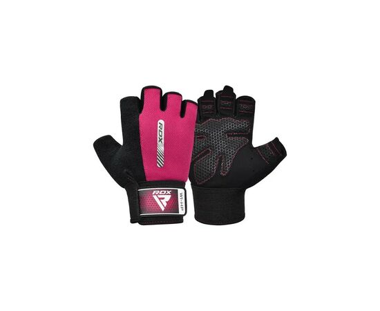 Перчатки для фитнеса RDX W1 Half Pink S (WGA-W1HP-S), изображение 2