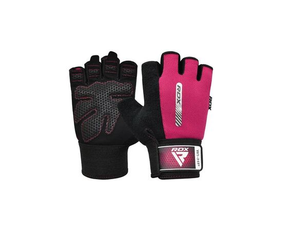 Рукавички для фітнесу RDX W1 Half Pink S (WGA-W1HP-S)