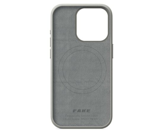 Чехол для мобильного телефона Armorstandart FAKE Leather Case Apple iPhone 15 Pro Grey (ARM76301), изображение 2