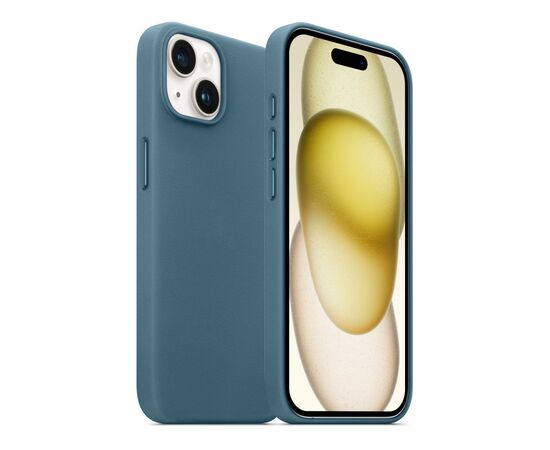 Чехол для мобильного телефона Armorstandart FAKE Leather Case Apple iPhone 15 Sea Blue (ARM76292), изображение 3 Чехол для мобильного телефона Armorstandart FAKE Leather Case Apple iPhone 15 Sea Blue (ARM76292), изображение 3
