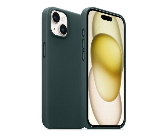 Чехол для мобильного телефона Armorstandart FAKE Leather Case Apple iPhone 15 Sequoia Green (ARM76291), изображение 3
