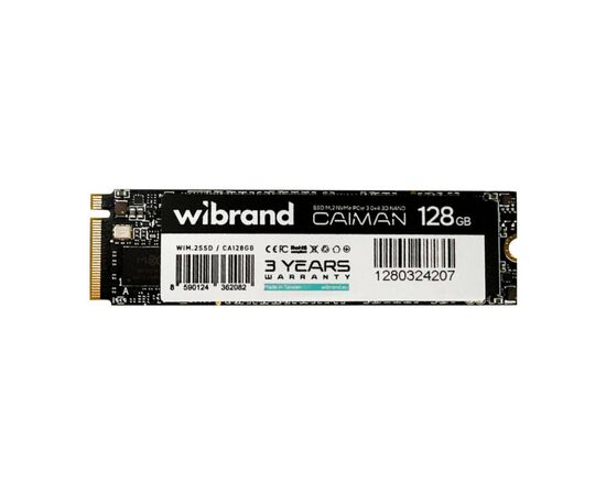 Накопитель SSD M.2 2280 128GB Caiman Wibrand (WIM.2SSD/CA128GB), изображение 2 Накопитель SSD M.2 2280 128GB Caiman Wibrand (WIM.2SSD/CA128GB), изображение 2