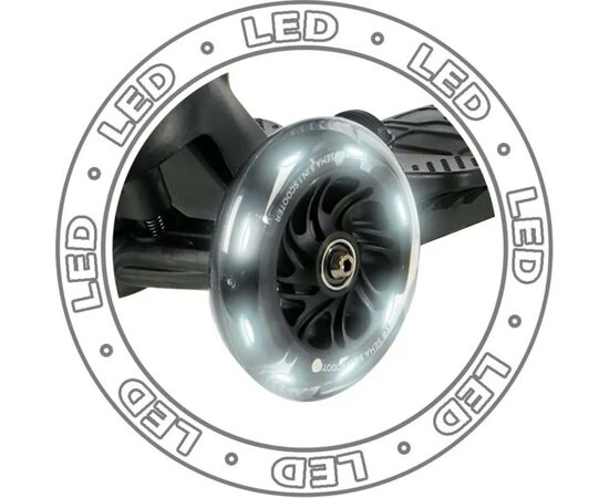 Самокат QPlay 5 в 1 Sema Pro Black (ST-004SemaProBlack), изображение 6 Самокат QPlay 5 в 1 Sema Pro Black (ST-004SemaProBlack), изображение 6