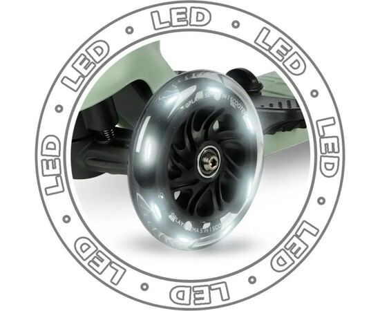Самокат QPlay 5 в 1 Sema Pro Green (ST-004SemaProGeeen), изображение 7 Самокат QPlay 5 в 1 Sema Pro Green (ST-004SemaProGeeen), изображение 7