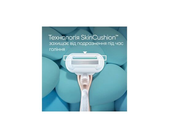 Бритва Gillette Venus Extra Smooth Sensitive RoseGold с 3 сменными картриджами (7702018609994), изображение 4 Бритва Gillette Venus Extra Smooth Sensitive RoseGold с 3 сменными картриджами (7702018609994), изображение 4