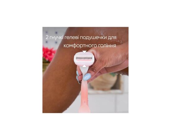 Бритва Gillette Venus Comfortglide Spa Breeze с 2 сменными картриджами (7702018322862), изображение 3 Бритва Gillette Venus Comfortglide Spa Breeze с 2 сменными картриджами (7702018322862), изображение 3