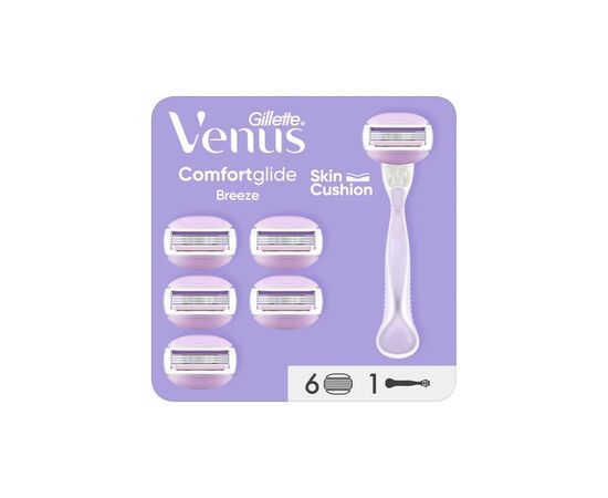 Бритва Gillette Venus ComfortGlide Breeze з 6 змінними картриджами (8006540854860)