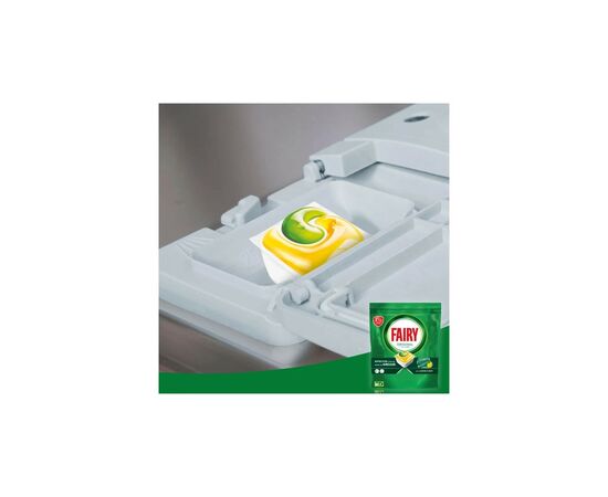 Таблетки для посудомоечных машин Fairy Original All in One Lemon 100 шт. (8700216237383), изображение 5 Таблетки для посудомоечных машин Fairy Original All in One Lemon 100 шт. (8700216237383), изображение 5