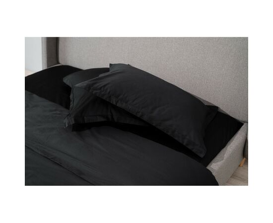 Пододеяльник Ardesto Mix&Match Premium 100% хлопок, сатин черный 160х220 см (ART1622DVL), изображение 4 Пододеяльник Ardesto Mix&Match Premium 100% хлопок, сатин черный 160х220 см (ART1622DVL), изображение 4