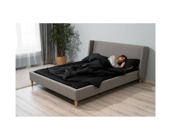 Пододеяльник Ardesto Mix&Match Premium 100% хлопок, сатин черный 160х220 см (ART1622DVL), изображение 5 Пододеяльник Ardesto Mix&Match Premium 100% хлопок, сатин черный 160х220 см (ART1622DVL), изображение 5