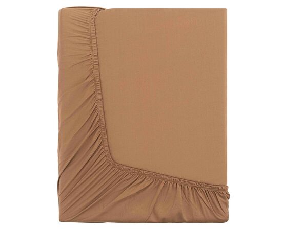 Простынь Ardesto на резинке Mix&Match, 100% хлопок, сатин коричневый 160х200+30 см (ART1620FSH), изображение 4 Простынь Ardesto на резинке Mix&Match, 100% хлопок, сатин коричневый 160х200+30 см (ART1620FSH), изображение 4