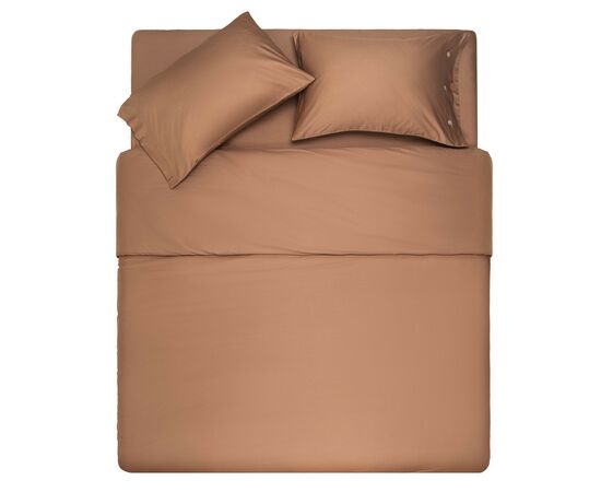 Простынь Ardesto на резинке Mix&Match, 100% хлопок, сатин коричневый 160х200+30 см (ART1620FSH), изображение 6 Простынь Ardesto на резинке Mix&Match, 100% хлопок, сатин коричневый 160х200+30 см (ART1620FSH), изображение 6