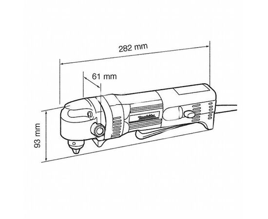 Дрель Makita DA3011F, изображение 4 Дрель Makita DA3011F, изображение 4