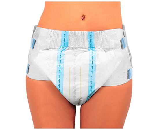Подгузники для взрослых Seni Super Extra Large 30 шт (5900516691424), изображение 3 Подгузники для взрослых Seni Super Extra Large 30 шт (5900516691424), изображение 3