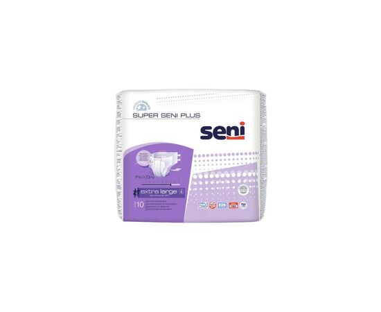 Подгузники для взрослых Seni Super Plus Extra Large 10 шт (5900516691257)