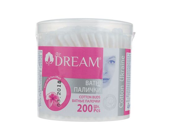 Ватные палочки Air Dream В пластиковой банке 200 шт. (4820194350523)
