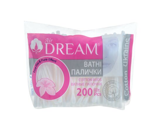 Ватні палички Air Dream В пакеті 200 шт. (4820194350301)