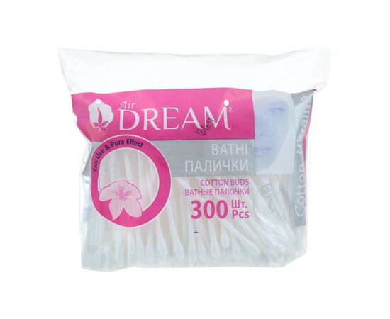 Ватні палички Air Dream В пакеті 300 шт. (4820194350318)