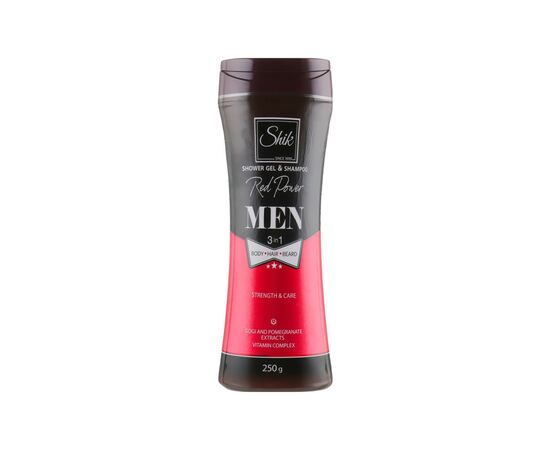 Гель для душа Shik 3 в 1 Men Red Рower 250 г (4820023369146)