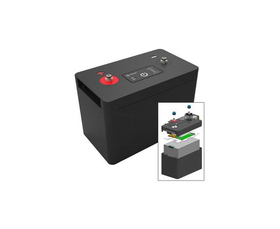 Батарея LiFePo4 PYLONTECH 12.8V - 100Ah (RV12100), изображение 2 Батарея LiFePo4 PYLONTECH 12.8V - 100Ah (RV12100), изображение 2