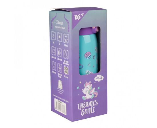 Поильник-непроливайка Yes Термос Glamour 420 мл (708201), изображение 6 Поильник-непроливайка Yes Термос Glamour 420 мл (708201), изображение 6