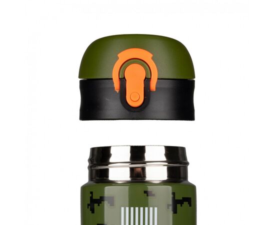 Поильник-непроливайка Yes Термос Military 420 мл (708202), изображение 3 Поильник-непроливайка Yes Термос Military 420 мл (708202), изображение 3