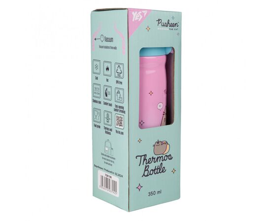 Поильник-непроливайка Yes Термос Pusheen 350 мл (708198), изображение 6 Поильник-непроливайка Yes Термос Pusheen 350 мл (708198), изображение 6