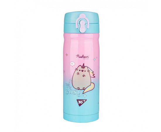 Поильник-непроливайка Yes Термос Pusheen 350 мл (708198)