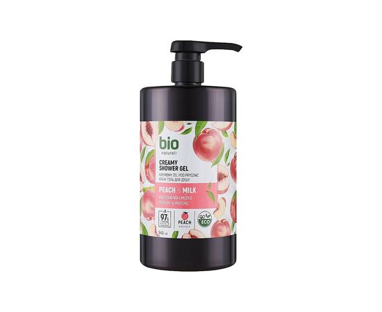 Гель для душу Bio Naturell Персик та молоко 946 мл (4820168434471)