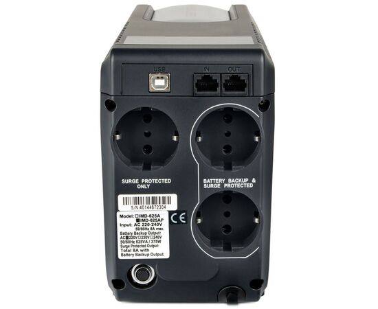 Источник бесперебойного питания Powercom IMD-625AP LCD (IMD-625AP LCD Schuko), изображение 2