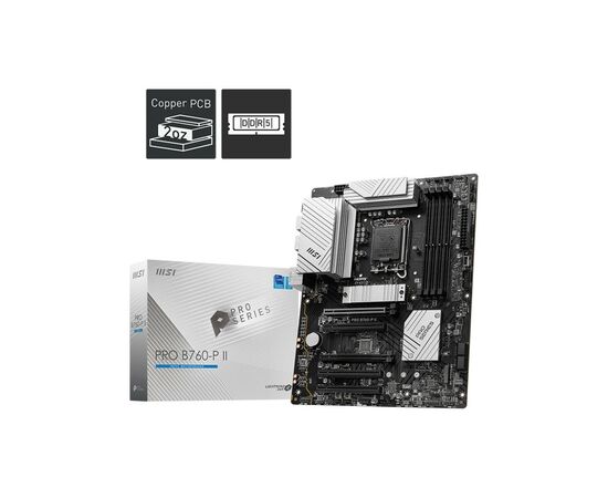 Материнская плата MSI PRO B760-P II, изображение 5 Материнская плата MSI PRO B760-P II, изображение 5